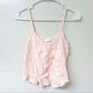 Abound Spaghetti‎ Strap Ruched Crop Top